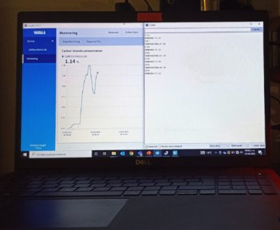 Visualización de datos en un sistema de monitoreo ambiental  