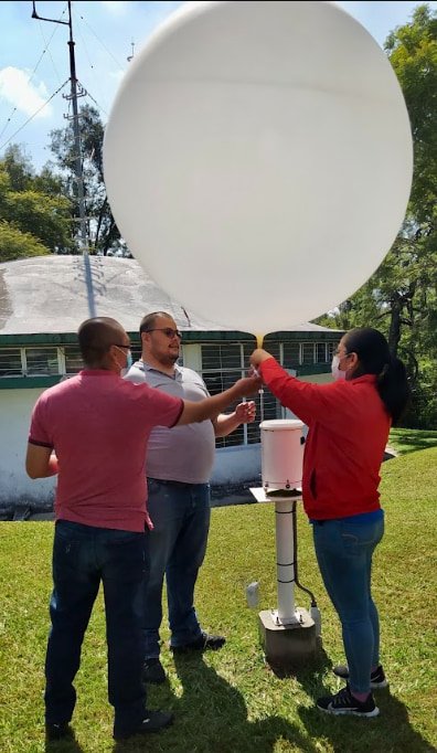 Capacitación en preparación del globo