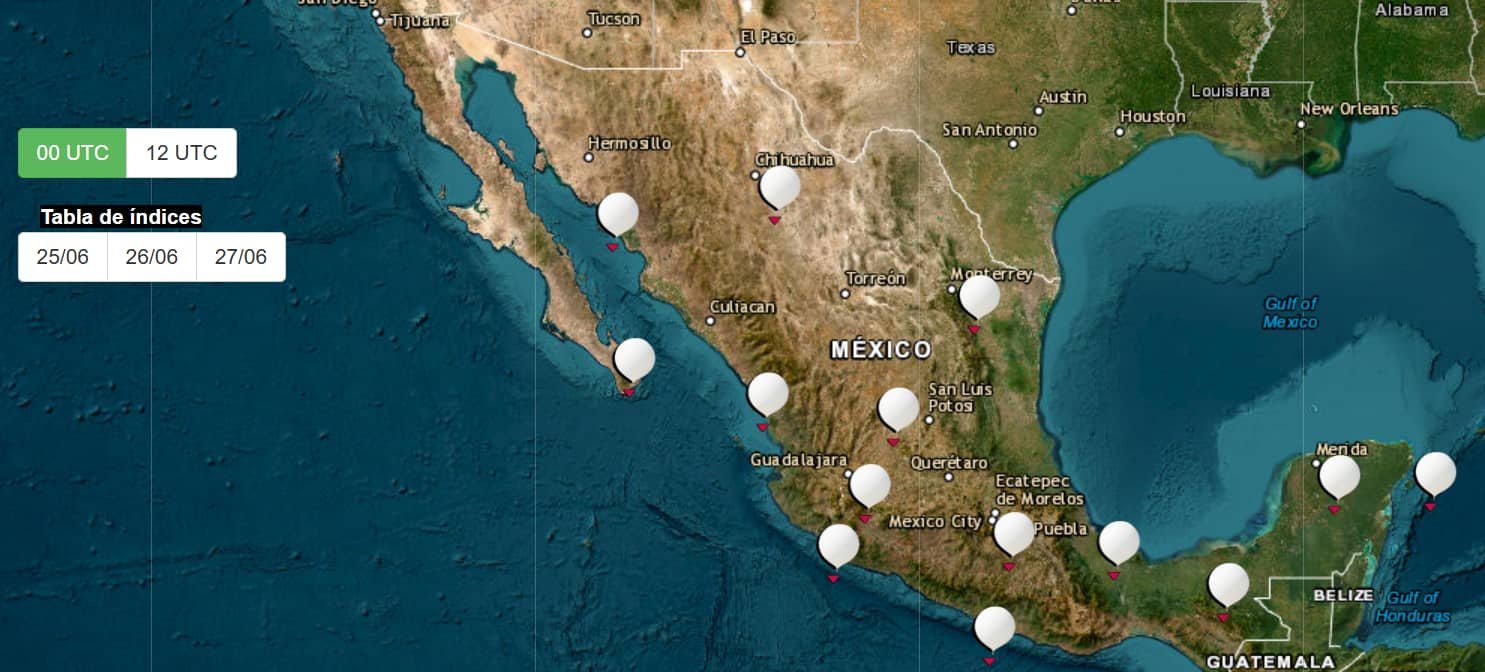 Radiosondeo México